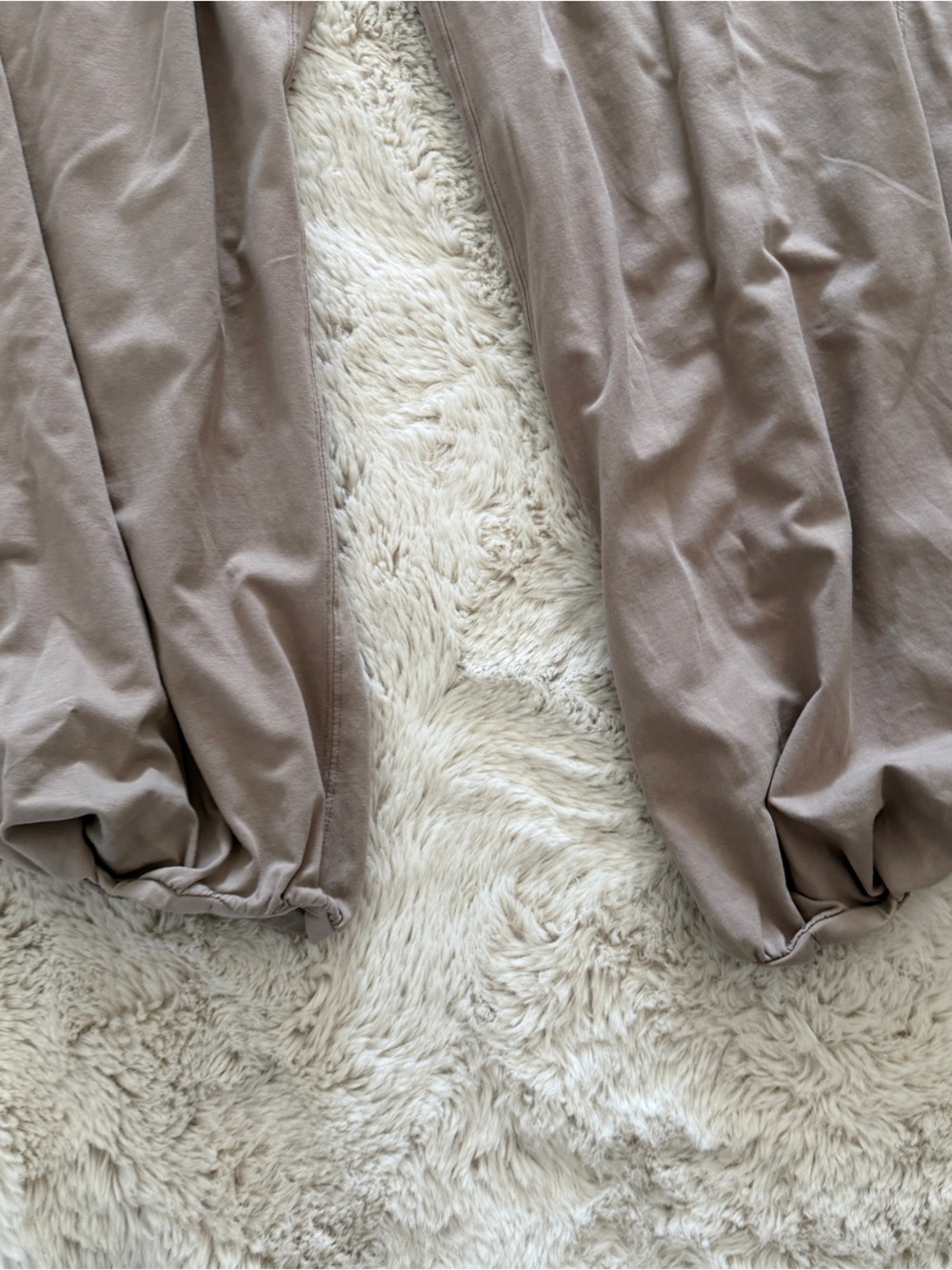 Free People Casual hot shot Jogger Pants - Taupe Sz L - Picture 2 of 5